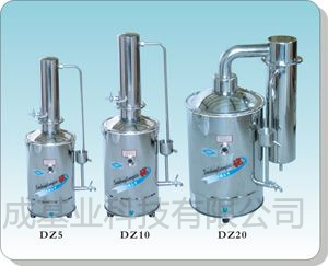 上海三申DZ5C型不锈钢电热重蒸馏水器